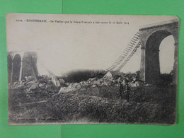 Dannemarie Le Viaduc Que Le Génie Français A Fait Sauter Le 26 Août 1914 - Dannemarie