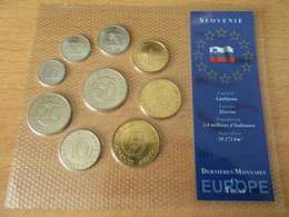 Slovénie - Coffret FDC "Les Dernières Monnaies D'Europe En Tolar" - Eslovenia