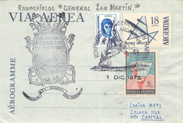 ARGENTINA - AEROGRAMME 18 P Uprated 1975 / ZO175 - Posta Aerea