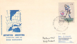 ARGENTINA - ANTARTIDA ARGENTINA CAMPANA 1988/8 / ZO177 - Covers & Documents