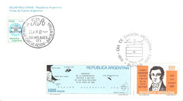 ARGENTINA - FDC ISLAS MALVINAS 1982 Mi #1556, 1567-1568 / ZO181 - FDC