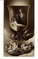 IMAGE RELIGIEUSE - CANIVET : Communion Francine Loviny , église Saint Amand à Bailleul En 1938, Nord . - Religione & Esoterismo