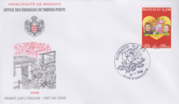 Enveloppe  FDC  1er  Jour   MONACO    Fête  Des  Méres   2008 - Fête Des Mères