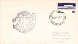 ROSS DEPENDENCY - LETTER 1977 SCOTT BASE > GERMANY / ZO193 - Covers & Documents