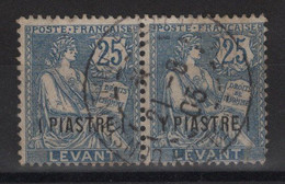 Levant - N°17 Paire - Obliteres - Cote 2€ - Used Stamps