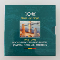 Belgium 2002 - 10 Euro Zilver/50J. Noord-Zuidverbinding - Morin BE 9 - FDC, BU, BE, Astucci E Ripiani