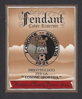 Etiquette De Vin  Fendant -  Losone Sportiva  (suisse) -  Thème Foot - Calcio