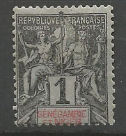 SENEGAMBIE ET NIGER N° 1 NEUF*  CHARNIERE / MH - Nuevos