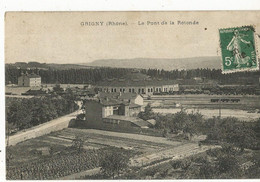 CPA ,D.69. Grigny , Le Pont De La Rotonde - Grigny