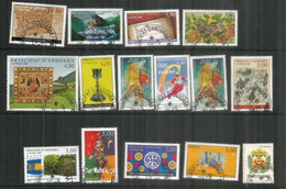 Année Complète 1998. 15 Timbres Obliteres, 1 ère Qualité, Oblitérations Rondes, Avec Timbre France Championne Du Monde - Années Complètes