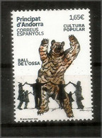 2022. Danse De L'Ours  (Culture Populaire)  Timbre Neuf ** Haute Faciale. AND.ESP - Unused Stamps