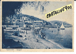 Campania-napoli-ischia Casamicciola Spiaggia Bella Animatissima Veduta Spiaggia  Anni 30 40 (v.retro) - Other Cities