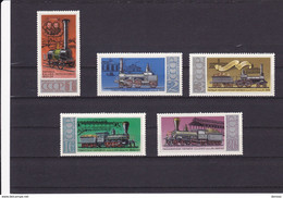 URSS 1978 TRAINS  Yvert 4473-4477 NEUF** MNH - Unused Stamps