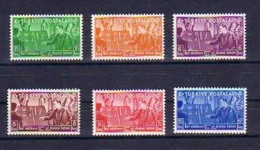 1938 TURKEY THE 10TH ANNIVERSARY OF THE REFORM OF THE TURKISH ALPHABET MINT WITHOUT GUM - Unused Stamps