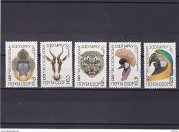 URSS 1984 ANIMAUX Yvert 5075-5079 NEUF** MNH - Unused Stamps