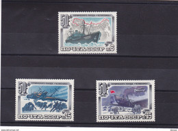 URSS 1984 BATEAUX EXPEDITION ARCTIQUE Yvert 5092-5094 NEUF** MNH - Unused Stamps