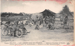 WW1 - Guerre 1914-1917 - Les Américains En France - Cuisine Dans Un Centre De Ravitaillement - Side-car - Éd. ND - Guerra 1914-18