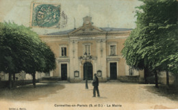 CORMEILLES EN PARISIS - La Mairie - Carte Colorisée - Cormeilles En Parisis