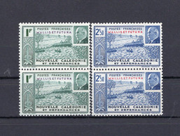Wallis And Futuna 1941- Marechal Petain - Oceania, New Caledonia, Wallis And Futuna - Pair Of Stamps - MNH** - Superb*** - Storia Postale