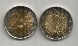 Andorra Euro Coin. 2 Euro. (1), Perfect, Brand New, Year 2018. (recto-verso) - Andorra