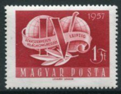 HUNGARY 1957 World Trades Union Congress MNH / **.  Michel 1500 - Ongebruikt