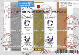 2020 Jeux Olympiques Et Paralympiques De Tokyo: Bloc "logos" Recommandé ( Kobé Et Kyoto) - Eté 2020 : Tokyo