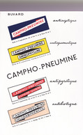 BUVARDS - CAMPHO - PNEUMINE - Produits Pharmaceutiques