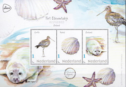 Nederland - 21 Maart 2022 - Michelle Dujardin - Fort Ellewoutsdijk - Kustgebied - Grutto/kokkel/zeehond - MNH - Personalisierte Briefmarken
