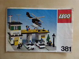 Notice De Montage Lego Numéro 381 D'occasion - Caserne De Police - Plans