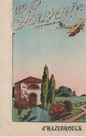 Hazebrouck French Glider Plane Antique 1920s Greetings Postcard - Non Classificati