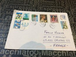 (1 H 44 A) Italy (large Size) Cover Posted To France During COVID-19 Pandemic - 23 X 16 Cm (many Stamps) - 2021-...: Marcofilie