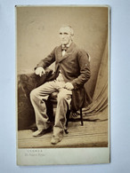 Photographie CDV Homme Mûr Circa 1860 - Photo De Legros à Paris - TBE - Antiche (ante 1900)