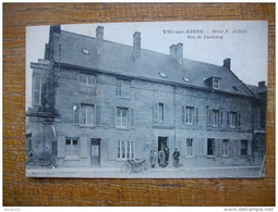 Vic-sur Aisne Hôtel P.aubin Rue De Fontenoy "" Carte Animée "" - Vic Sur Aisne