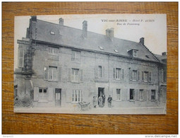 Vic-sur Aisne Hôtel P.aubin Rue De Fontenoy "" Carte Animée "" - Vic Sur Aisne