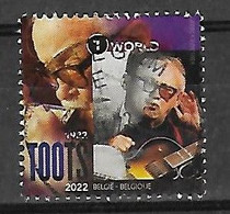 2022 Toots Tielemans Sheet Harmonica Gitaar Gitar Music Musique Muziek Centrale Stempel !!! - Used Stamps