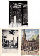 3 Cpa Bremen - Marktplatz Mit Rathaus With Tram-railway - Bremen