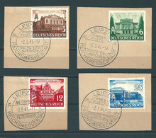 MiNr. 764-767 Briefstücke - Used Stamps
