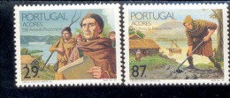 403 - 404 Besiedlung Der Azoren MNH ** Postfrisch - Azores