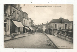 Cp , LE MESLE SUR SARTHE , LE MÊLE ,la Grande Rue , Vierge - Le Mêle-sur-Sarthe