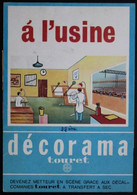 DECORAMA DECALCOMANIES TRANSFERT TOURET - A L'usine - Collections