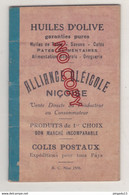 Au Plus Rapide Agenda Année 1926 Huile D'Olive Alliance Oléicole Niçoise Nice Menton St Laurent Du Var - Petit Format : 1921-40