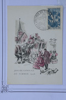 T12 AOF SENEGAL SAINT LOUIS   BELLE   CARTE  1948 JOURNEE TIMBRE POUR DAKAR   +AFFRANCH. PLAISANT - Cartas & Documentos