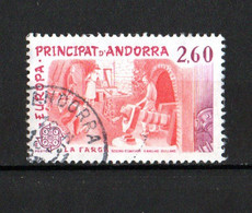 Timbre Oblitére D'Andorre 1983 Europa N° 314 - Gebraucht
