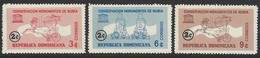 DOMINICAN REPUBLIC UNESCO CONSERVATION MONUMENTS OF NUBIA Sc B44-6 MNH 1964 - Dominicaanse Republiek
