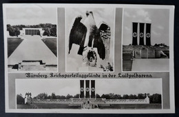 WW II - 3.Reich S/W Photokarte, Nürnberg - Reichsparteigelände In Der Luitpoldarena, Gelaufen (3343) - Cartas