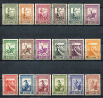 Santo Tomé 1938. Yvert 306-23 (ref 1) See Two Images ** MNH. - St. Thomas & Prince