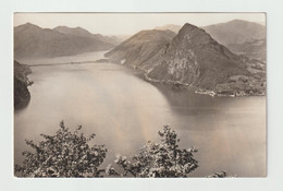 LAGO  DI  LUGANO:  MONTE  S. SALVATORE  E  PONTE  DI  MELDE  -  FOTO  -  FP - Châteaux D'eau & éoliennes