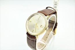 Watches : DELBANA MEN AUTOMATIC WITH BRAND NEW BAND ( ETA UT ) - 25 Jewels - Swiss Made - Running - Excelent Condition - Horloge: Modern