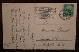 1935 AK Cpa Leipzig Deutsches Dt Reich Allemagne Cover Germany Propaganda Messestadt HWB - Covers & Documents