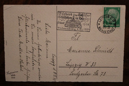 1935 AK Cpa Leipzig Deutsches Dt Reich Allemagne Cover Germany Propaganda Messestadt HWB - Lettres & Documents